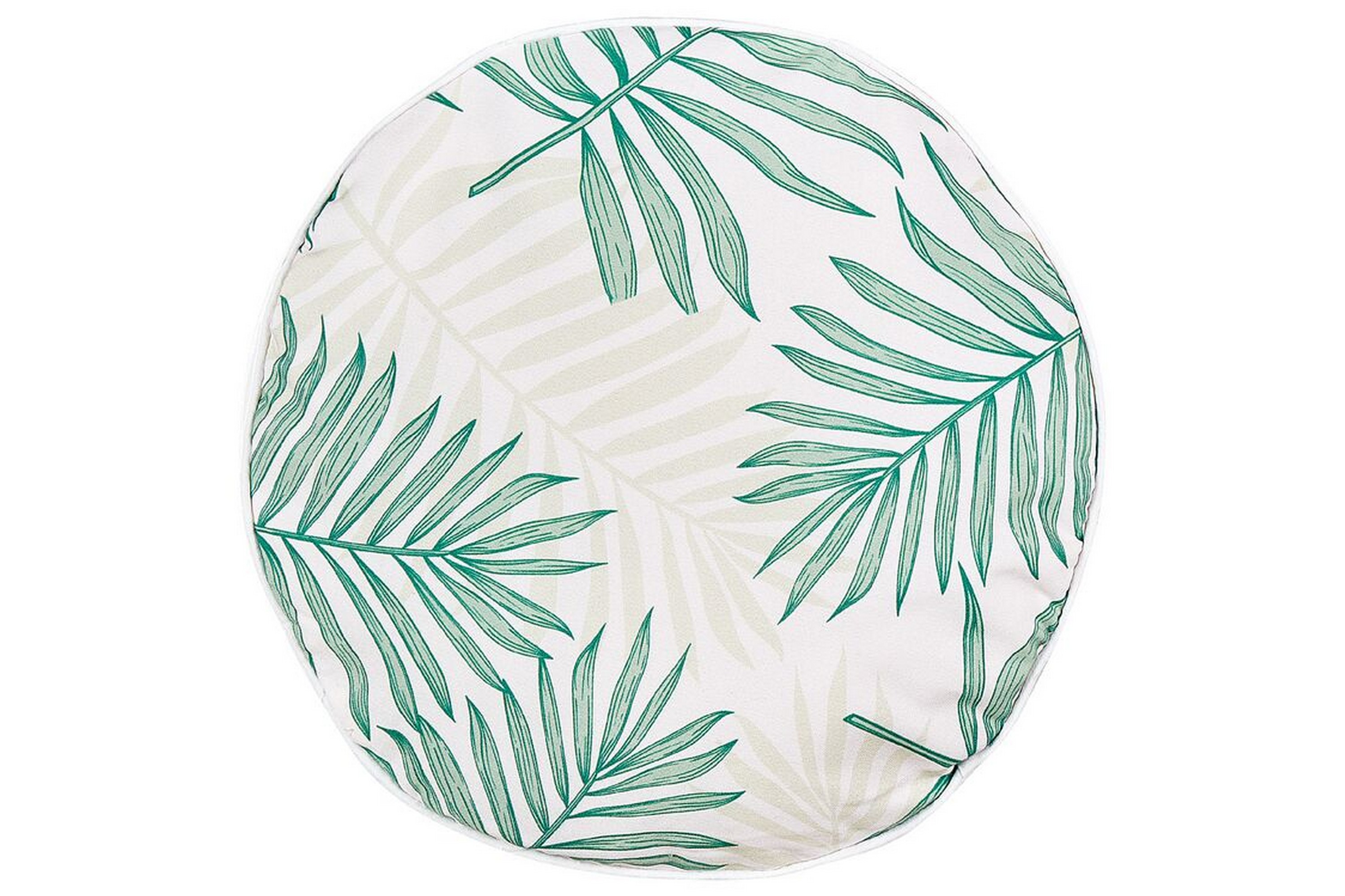 laramie utomhuskudde 40 cm rund beige/grön -