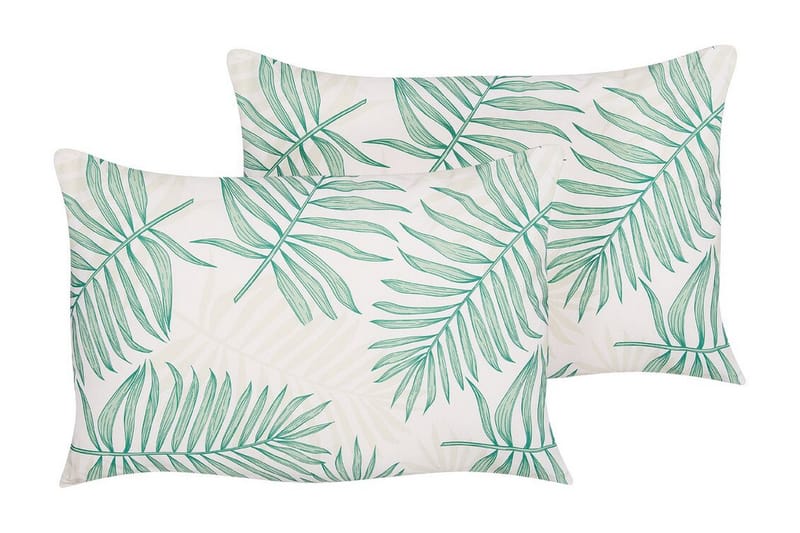 LARAMIE Utomhuskudde 42x60 cm Beige/Grön - Textilier & mattor - Kuddar & plädar - Utomhuskudde