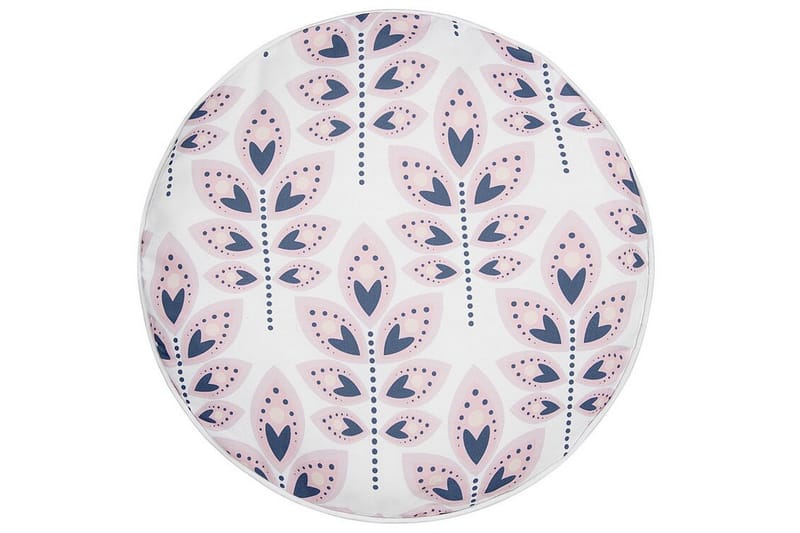 LATIANO Utomhuskudde 40 cm Rund Beige/Rosa - Textilier & mattor - Kuddar & plädar - Utomhuskudde