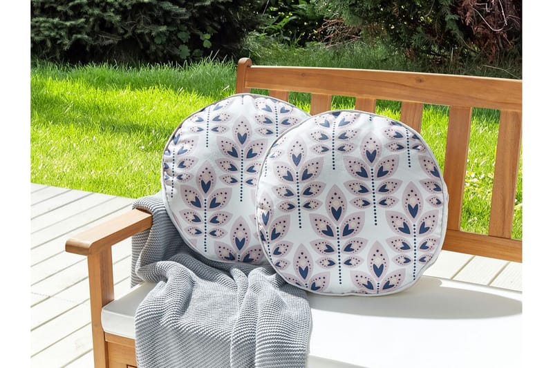 Latiano Utomhuskudde 40 cm Rund - Beige/Rosa - Textilier & mattor - Kuddar & plädar - Utomhuskudde