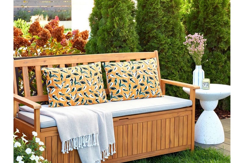 Macerata Utomhuskudde 42x60 cm - Gul/Grön/Vit - Textilier & mattor - Kuddar & plädar - Utomhuskudde