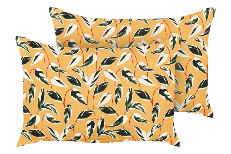 MACERATA Utomhuskudde 42x60 cm Gul/Grön/Vit - Textilier & mattor - Kuddar & plädar - Utomhuskudde