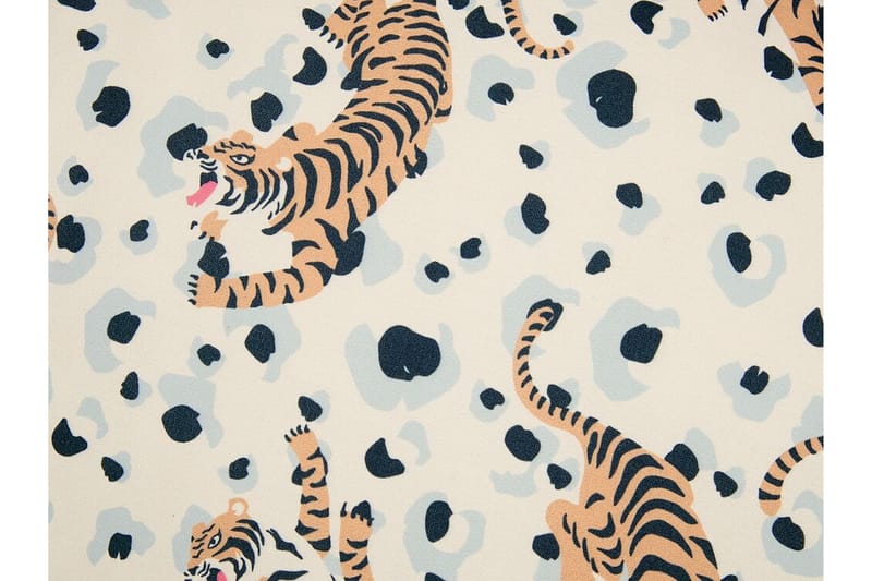 MATINO Utomhuskudde 40 cm Rund Beige/Blå/Brun - Textilier & mattor - Kuddar & plädar - Utomhuskudde