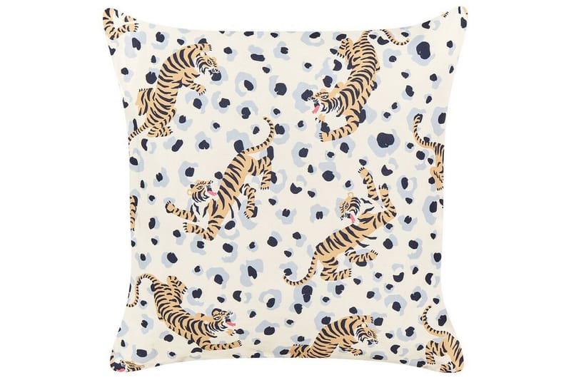 MATINO Utomhuskudde 45x45 cm Beige/Blå/Brun - Textilier & mattor - Kuddar & plädar - Utomhuskudde