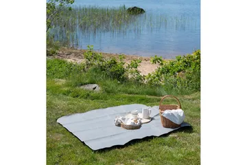 Picknic Pläd 130 x 150 cm - Grå - Textilier & mattor - Kuddar & plädar - Filtar & plädar