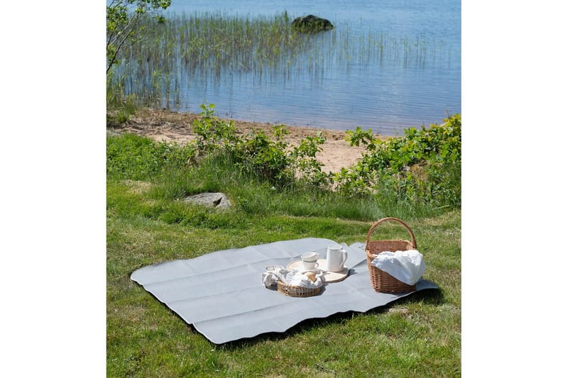 Picknic Pläd 130 x 150 cm - Grå - Textilier & mattor - Kuddar & plädar - Filtar & plädar