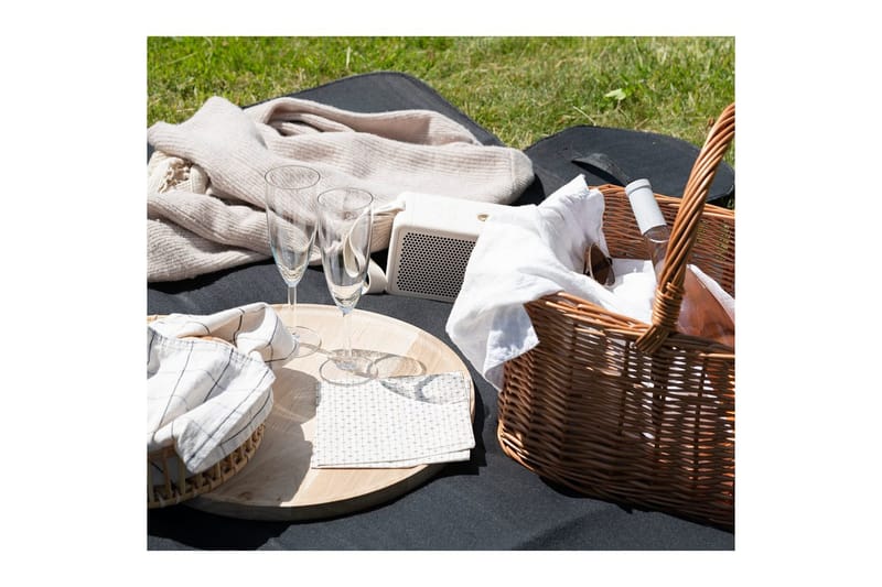 Picknic Pläd 130 x 150 cm - Svart - Textilier & mattor - Kuddar & plädar - Filtar & plädar