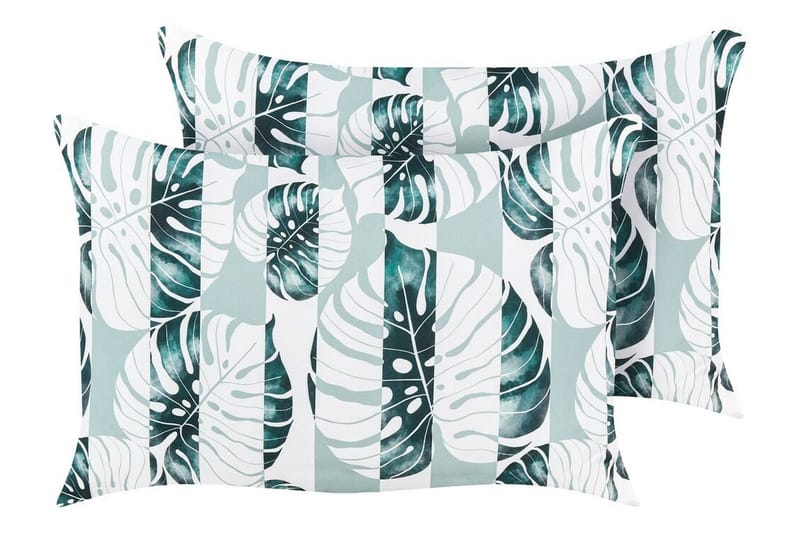 Piero Utomhuskudde 42x60 cm - Grön/Vit - Textilier & mattor - Kuddar & plädar - Utomhuskudde