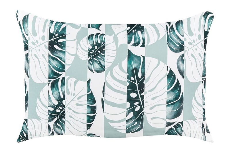 Piero Utomhuskudde 42x60 cm, Grön/Vit