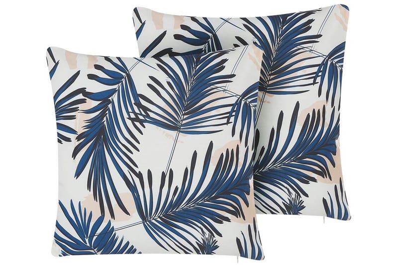 PINAWA Utomhuskudde 45x45 cm Blå/Vit/Beige - Textilier & mattor - Kuddar & plädar - Utomhuskudde