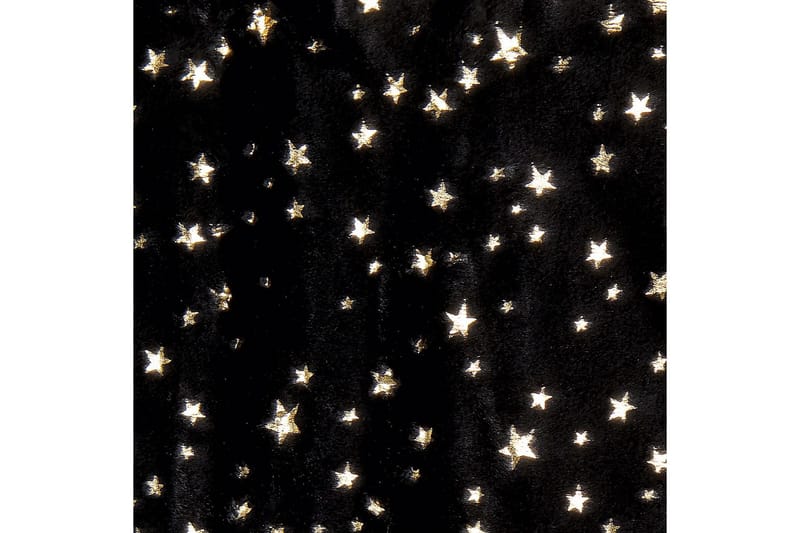 Pläd Alazeya Svart/guld, 150x200 cm - Svart/guld, 150x200 cm - Textilier & mattor - Kuddar & plädar - Filtar & plädar