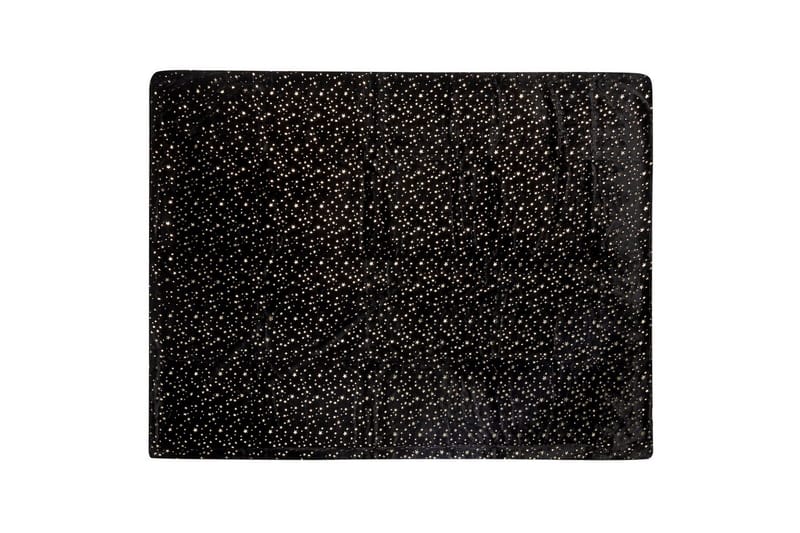 Pläd Alazeya Svart/guld, 150x200 cm - Svart/guld, 150x200 cm - Textilier & mattor - Kuddar & plädar - Filtar & plädar