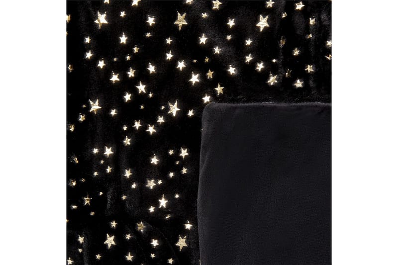Pläd Alazeya Svart/guld, 150x200 cm - Svart/guld, 150x200 cm - Textilier & mattor - Kuddar & plädar - Filtar & plädar