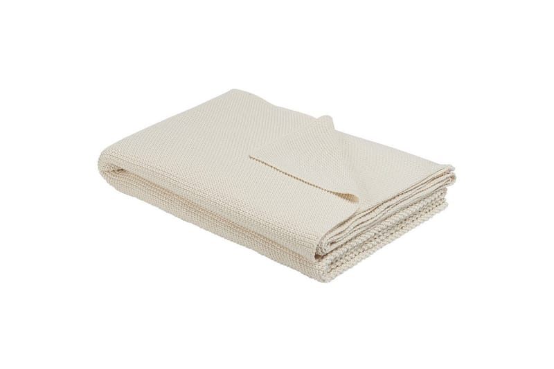 Pläd Asaka Beige - Beige - Textilier & mattor - Kuddar & plädar - Filtar & plädar
