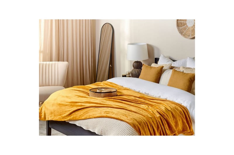 Pläd Bayburt Orange, 150x200 cm - Orange, 150x200 cm - Textilier & mattor - Kuddar & plädar - Filtar & plädar