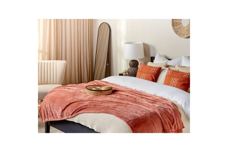 Pläd Bayburt Röd, 150x200 cm - Röd, 150x200 cm - Textilier & mattor - Kuddar & plädar - Filtar & plädar