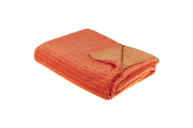 Pläd Bjas Orange, 150x200 cm, Orange, 150x200 cm