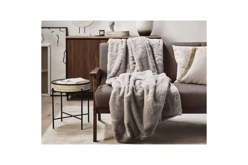 Pläd Chaab Grå, 150x200 cm - Grå, 150x200 cm - Textilier & mattor - Kuddar & plädar - Filtar & plädar