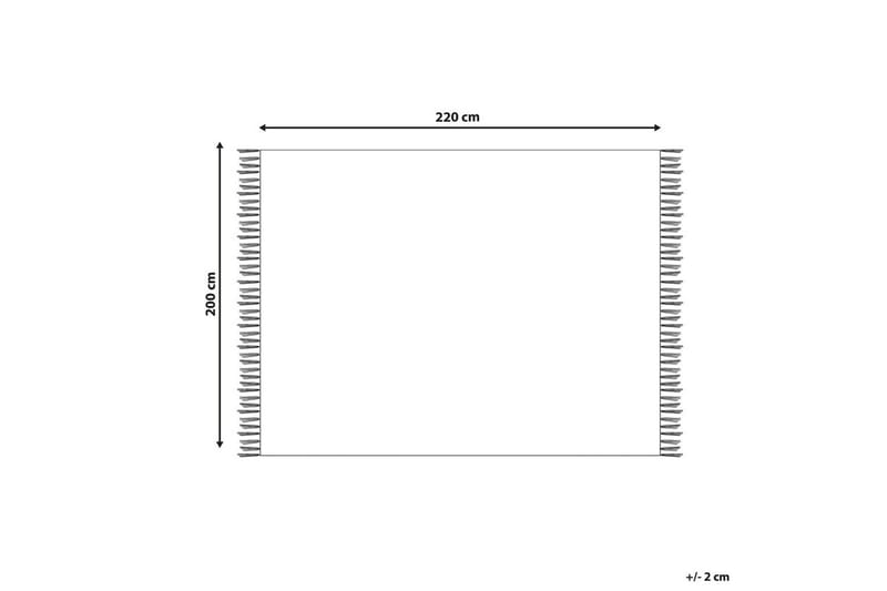 Pläd Chack Grå/svart, 200x220 cm - Grå/svart, 200x220 cm - Textilier & mattor - Kuddar & plädar - Filtar & plädar