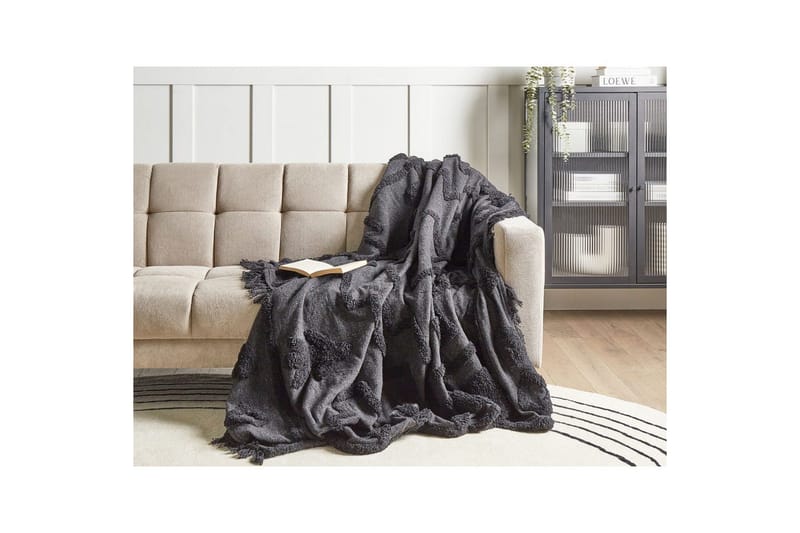 Pläd Chack Grå/svart, 200x220 cm - Grå/svart, 200x220 cm - Textilier & mattor - Kuddar & plädar - Filtar & plädar