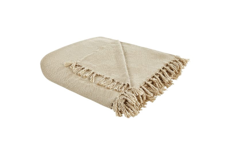 Pläd Chaohani Beige, 150x200 cm - Beige, 150x200 cm - Textilier & mattor - Kuddar & plädar - Filtar & plädar