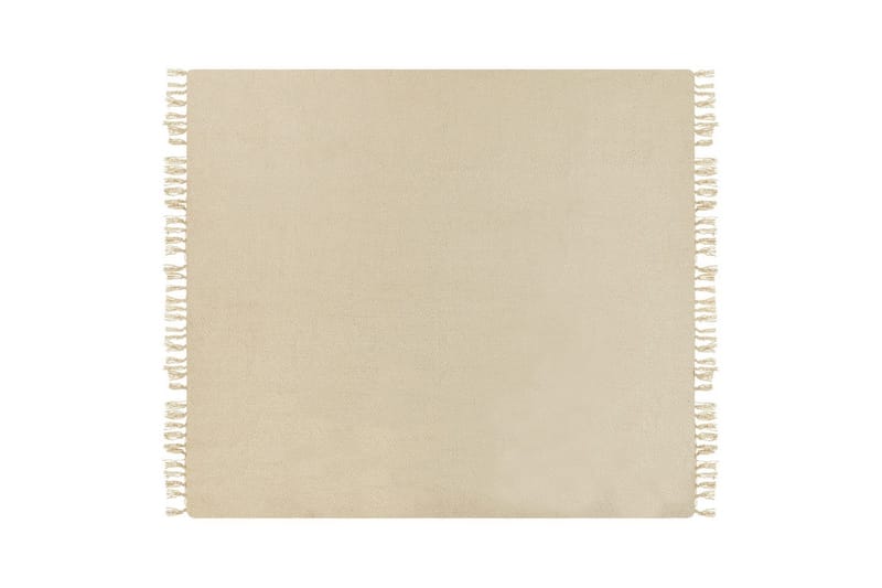 Pläd Chaohani Beige, 200x220 cm - Beige, 200x220 cm - Textilier & mattor - Kuddar & plädar - Filtar & plädar