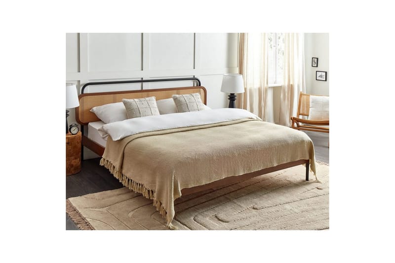 Pläd Chaohani Beige, 220x240 cm - Beige, 220x240 cm - Textilier & mattor - Kuddar & plädar - Filtar & plädar