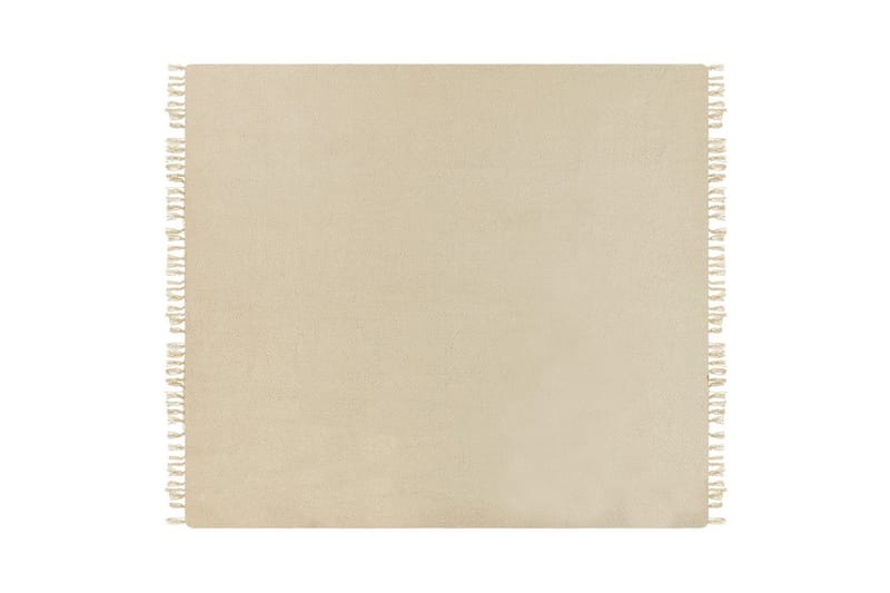 Pläd Chaohani Beige, 220x240 cm - Beige, 220x240 cm - Textilier & mattor - Kuddar & plädar - Filtar & plädar