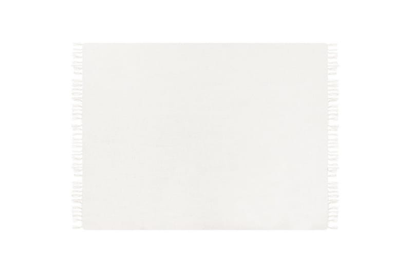 Pläd Chaohani Vit, 150x200 cm - Vit, 150x200 cm - Textilier & mattor - Kuddar & plädar - Filtar & plädar