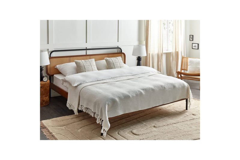 Pläd Chaohani Vit, 200x220 cm - Vit, 200x220 cm - Textilier & mattor - Kuddar & plädar - Filtar & plädar