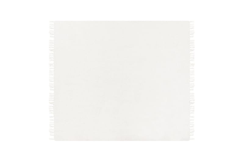 Pläd Chaohani Vit, 220x240 cm - Vit, 220x240 cm - Textilier & mattor - Kuddar & plädar - Filtar & plädar