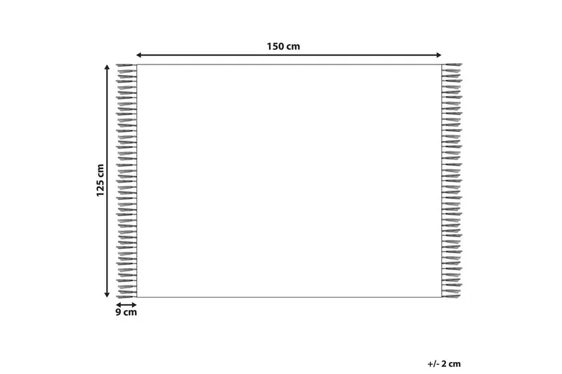 Pläd Chyama 125x150 cm - 125x150 cm - Textilier & mattor - Kuddar & plädar - Filtar & plädar