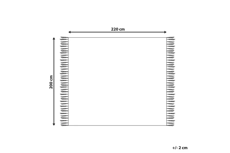 Pläd Chyama 200x220 cm - 200x220 cm - Textilier & mattor - Kuddar & plädar - Filtar & plädar
