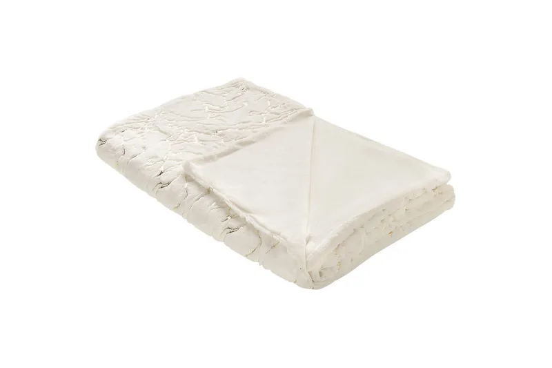 Pläd Godavari Beige/guld, 150x200 cm, Beige/guld, 150x200 cm