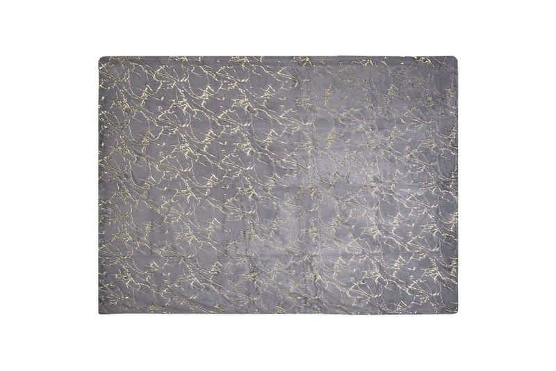 Pläd Godavari Grå/guld, 130x180 cm - Grå/guld, 130x180 cm - Textilier & mattor - Kuddar & plädar - Filtar & plädar