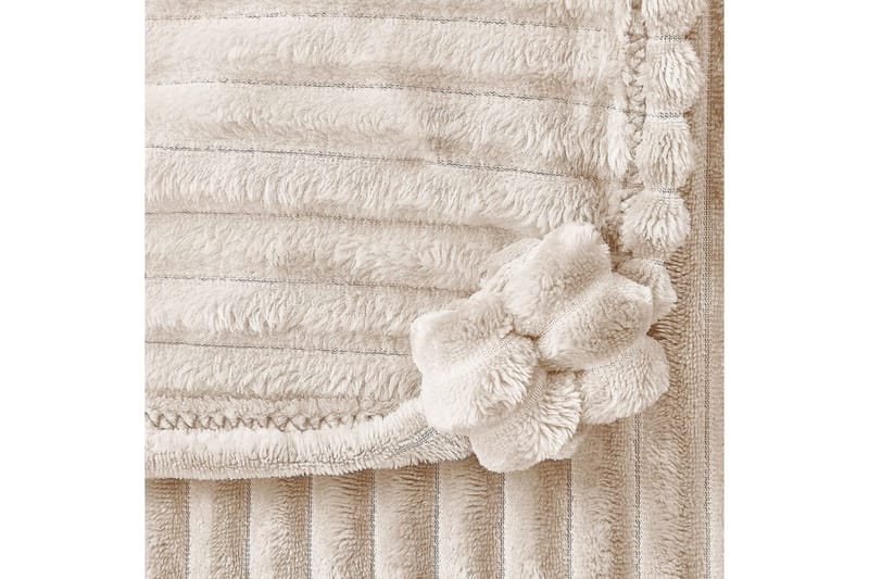 Pläd Kaweri Beige - Beige - Textilier & mattor - Kuddar & plädar - Filtar & plädar