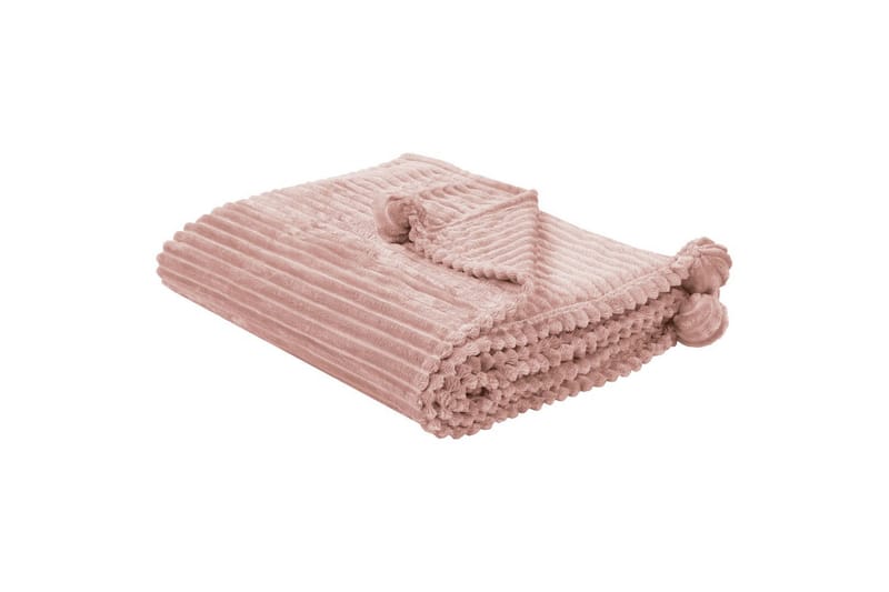 Pläd Kaweri Rosa - Rosa - Textilier & mattor - Kuddar & plädar - Filtar & plädar