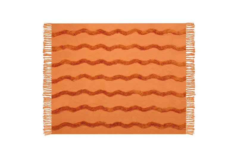 Pläd Khari Orange - Orange - Textilier & mattor - Kuddar & plädar - Filtar & plädar