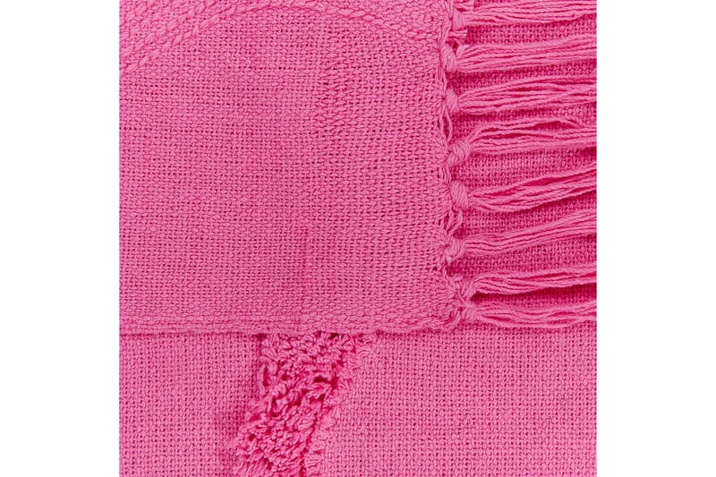 Pläd Khari Rosa - Rosa - Textilier & mattor - Kuddar & plädar - Filtar & plädar