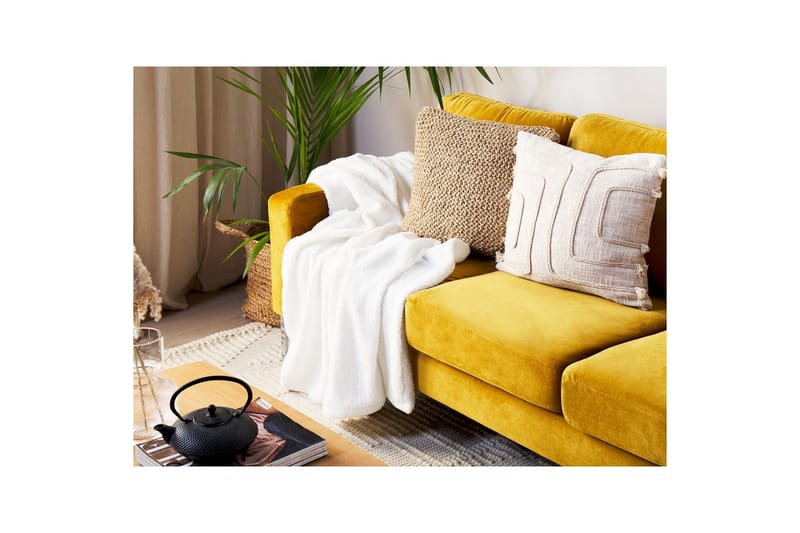 Pläd Mirge Vit - Vit - Textilier & mattor - Kuddar & plädar - Filtar & plädar