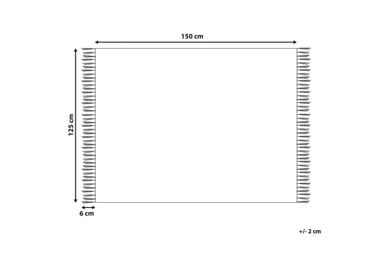 Pläd Mityal Beige/grå - Beige/grå - Textilier & mattor - Kuddar & plädar - Filtar & plädar