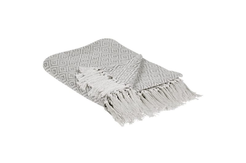 Pläd Mityal Beige/grå, Beige/grå