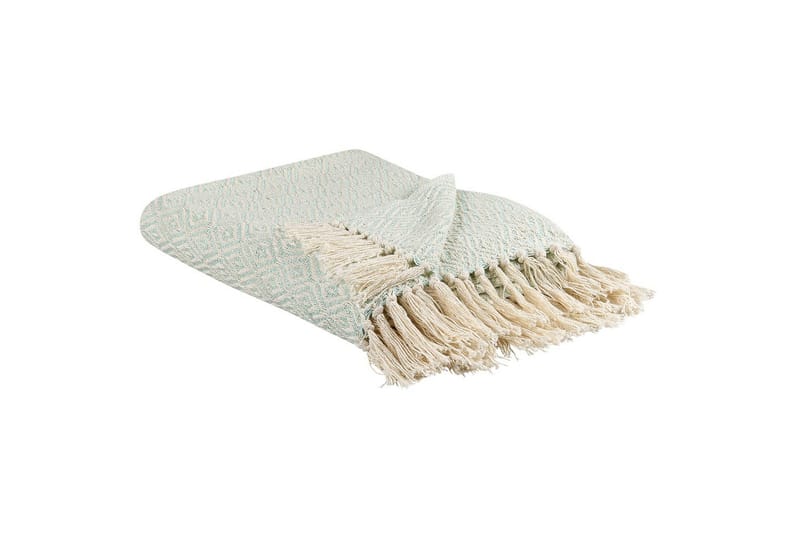 Pläd Mityal Grön/beige - Grön/beige - Textilier & mattor - Kuddar & plädar - Filtar & plädar
