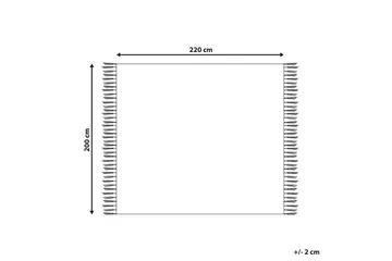 Pläd Najuy 200x220 cm - 200x220 cm - Textilier & mattor - Kuddar & plädar - Filtar & plädar