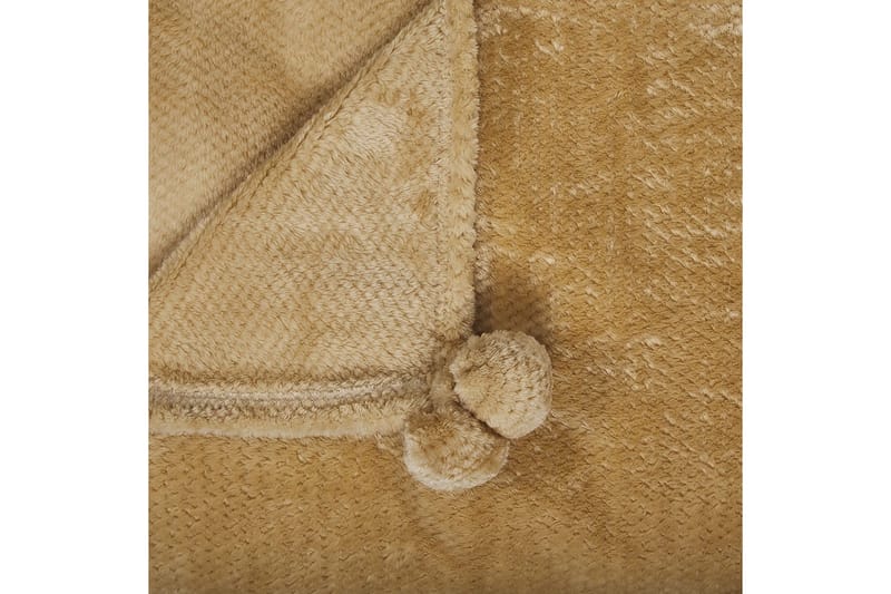 Pläd Saitler Gul, 200x220 cm - Gul, 200x220 cm - Textilier & mattor - Kuddar & plädar - Filtar & plädar