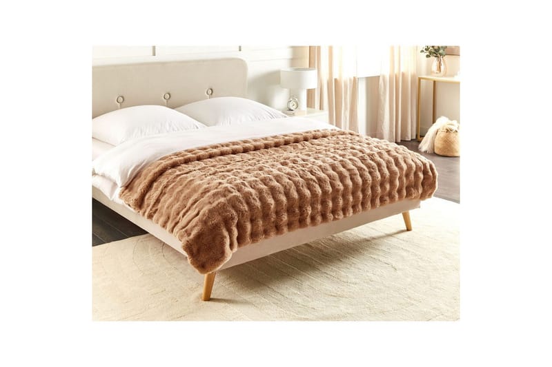 Pläd Salka Brun, 150x200 cm - Brun, 150x200 cm - Textilier & mattor - Kuddar & plädar - Filtar & plädar