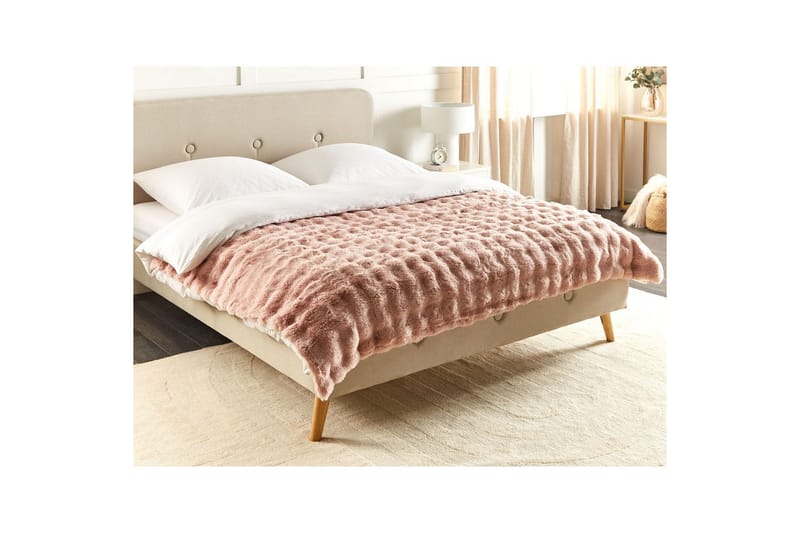Pläd Salka Rosa, 150x200 cm - Rosa, 150x200 cm - Textilier & mattor - Kuddar & plädar - Filtar & plädar