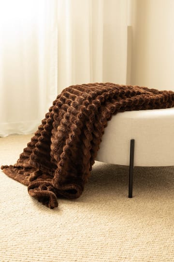 Pläd Stripe 130x170 cm - Brun - Textilier & mattor - Kuddar & plädar - Filtar & plädar