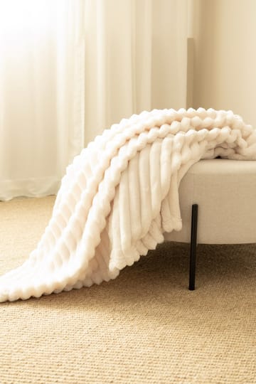 Pläd Stripe 130x170 cm - Crème - Textilier & mattor - Kuddar & plädar - Filtar & plädar