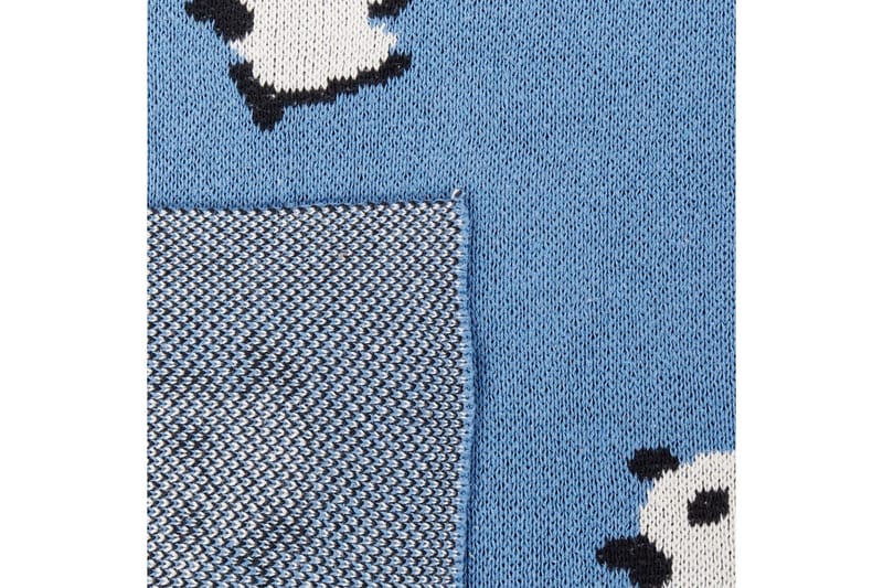 Pläd Talokan Blå/svart/vit - Blå/svart/vit - Textilier & mattor - Kuddar & plädar - Filtar & plädar